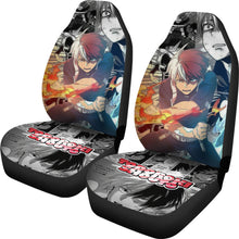 Load image into Gallery viewer, Todoroki Shouto Chapters Car Seat Covers My Hero Academia Anime Seat Covers For Car Ci0616