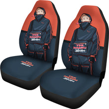Load image into Gallery viewer, Yuji Itadori style Car Seat Covers Fan Art Jujutsu KaiSen Anime Seat Covers Fan Gift Ci0712