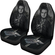 Load image into Gallery viewer, Jon Snow Car Seat Covers  Game Of Thrones Car Accessories Ci221019-02
