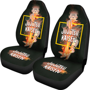 Yuji Itadori Jujutsu Kaisen Car Seat Covers  Jujutsu Kaisen Anime Seat Covers Ci061021