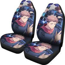 Load image into Gallery viewer, Yuji Itadori Car  Seat Covers Jujutsu Kai Sen Anime Covers Ci0607