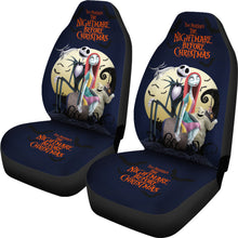 Load image into Gallery viewer, Nightmare Before Christmas Cartoon Car Seat Covers | Jack And Sally With Villains Oogie Boogie Seat Covers Ci092502