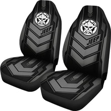 Load image into Gallery viewer, Jeep Skull Black Car Seat Covers Car Accessories Ci220602-19