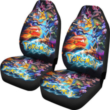 Load image into Gallery viewer, Anime All Of Pokemon Car Seat Covers Pokemon Car Accessorries Ci110903