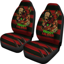 Load image into Gallery viewer, Freddy Krueger On Elm Street Horror Film Seat Covers Halloween Car Accessories Ci0823