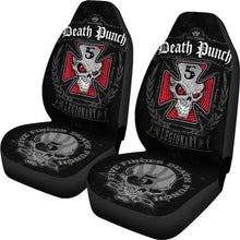 Load image into Gallery viewer, Five Finger Death Punch Rock Band Car Seat Cover Five Finger Death Punch Car Accessories Fan Gift Ci12010