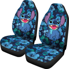 Load image into Gallery viewer, Stitch Car Seat Covers Hawaii Flowers Car Accessories Ci221108-01