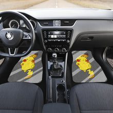 Load image into Gallery viewer, Pokemon Anime Car Floor Mats - Cute Fat Pikachu On The Glass Car Mats Ci110303