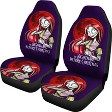 Load image into Gallery viewer, Nightmare Before Christmas Cartoon Car Seat Covers - Pretty Sally With Red Hair And Moon Seat Covers Ci101503