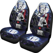 Load image into Gallery viewer, Jack Sally Car Seat Covers Nightmare Before Chrismtas Ci221221-01