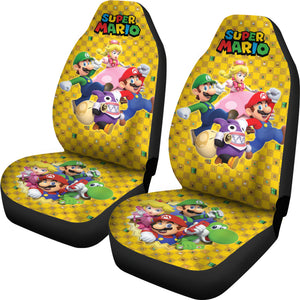 Super Mario Car Seat Covers Custom For Fans Ci221216-09