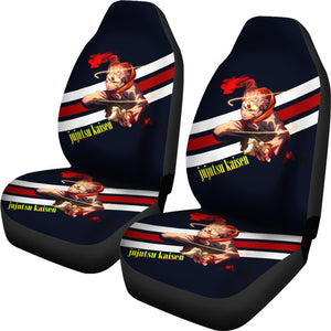 Yuji Itadori Car Seat Covers Fan Art Jujutsu KaiSen Anime Seat Covers Ci0612