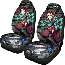 Load image into Gallery viewer, Demon Slayer Anime Car Seat Covers Demon Slayer Kamado Tanjiro Car Accessories Fan Gift Ci123103