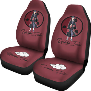 Itachi Akatsuki Red Seat Covers Naruto Anime Car Seat Covers Ci102102