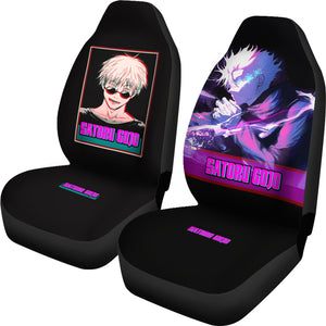 Satoru Gojo Mix Style Jujutsu KaiSen Car Seat Covers Anime Car Accessories Best Design 2021 Ci0624