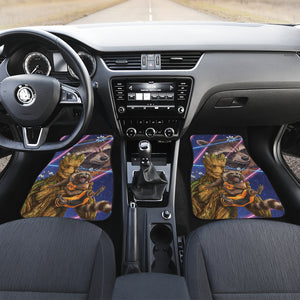 Groot And Rocket Guardians Of The Galaxy Car Floor Mats Movie Car Accessories Custom For Fans Ci22061408