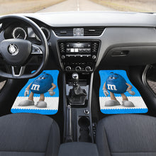 Load image into Gallery viewer, M&amp;M Blue Chocolate Funny Car Floor Mats Car Accessories Ci220525-07