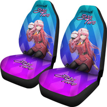 Load image into Gallery viewer, Zero Two Anime Car Seat Covers EDM Style Ci0724