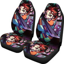 Load image into Gallery viewer, Kamado Tanjiro Anime Car Seat Covers Demon Slayer Chapters Seat Covers Ci0605