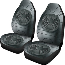 Load image into Gallery viewer, Agents Of Shield Marvel Logo Metal Car Seat Covers Car Accessories Ci221004-01