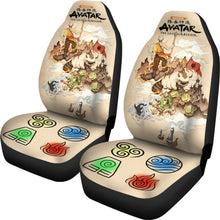 Load image into Gallery viewer, Avatar The Last Airbender Anime Car Seat Cover Avatar The Last Airbender Car Accessories Aang Symbols Ci121303