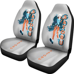 Satoru Gojo Jujutsu KaiSen Car Seat Covers Anime Seat Covers Gray Color Ci0622