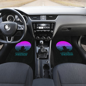 Naruto Anime Car Floor Mats - Uchiha Itachi Sitting Retro Moon Car Mats Ci101604