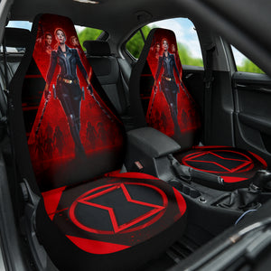 Black Widow Natasha Car Seat Covers Car Accessories Ci220526-02