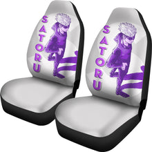 Load image into Gallery viewer, Satoru Gojo Jujutsu KaiSen Car Seat Covers Anime Seat Covers Violet Color Ci0622