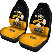 Load image into Gallery viewer, Dragon Ball Z Car Seat Covers Goku Anime Yellow Seat Covers Ci0809