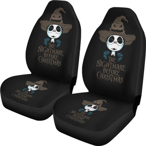 Nightmare Before Christmas Cartoon Car Seat Covers - Jack Skellington The Nerd Witch Harry Potter Seat Covers Ci101204