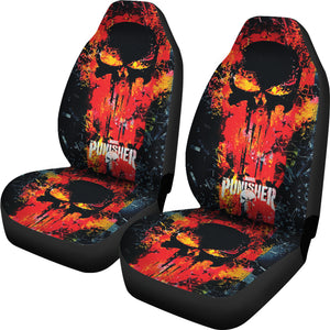 The Punisher Art Car Seat Covers Car Accessories Ci220819-08