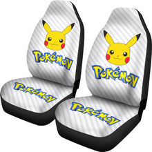 Load image into Gallery viewer, Pokemon Pikachu Seat Covers Anime Car Seat Covers Ci102501