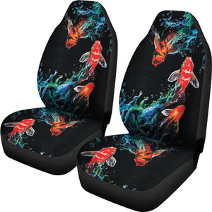 Koi Fish Car Seat Covers Car Accessories Ci230201-04