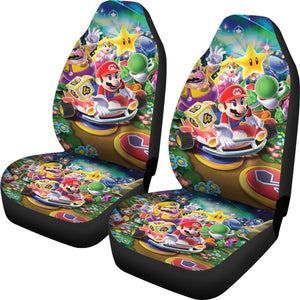 Super Mario Car Seat Covers Custom For Fans Ci221216-03
