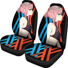 Load image into Gallery viewer, Zero Two Sexy Anime Girl Car Seat Covers For Fans Ci0720