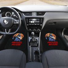 Load image into Gallery viewer, Horror Movie Car Floor Mats | Michael Myers Yellow Moon Night Car Mats Ci090221