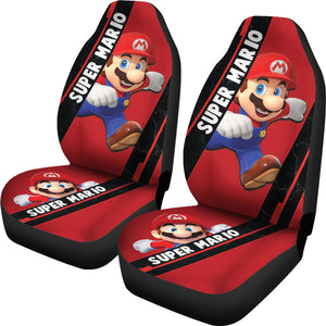 Super Mario Car Seat Covers Custom For Fans Ci221219-04