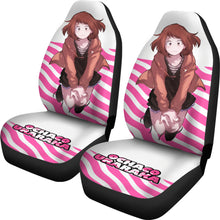 Load image into Gallery viewer, Ochaco Uraraka So Cute My Hero Academia Car Seat Covers Anime Seat Covers Ci0617
