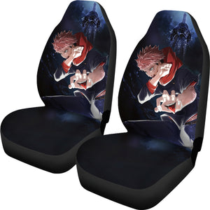 Yuji Itadori Car Seat Covers Fan Art Jujutsu KaiSen Anime Seat Covers Ci0609