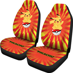 Anime Pokemon Pikachu Car Seat Covers Pokemon Car Accessorries Ci110405