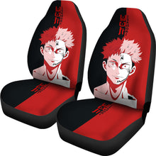 Load image into Gallery viewer, Yuji Itadori Car Seat Covers Fan Art Jujutsu KaiSen Anime Seat Covers Fan Gift Ci0631