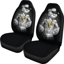 Load image into Gallery viewer, Popeye Car Seat Covers Hardcore Tattoo Car Accessories Ci221109-01