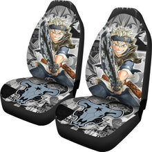 Load image into Gallery viewer, Black Clover Car Seat Covers Asta Black Clover Car Accessories Fan Gift Ci122204