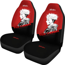 Load image into Gallery viewer, Yuji Itadori Anime Car Seat Covers Fan Art Jujutsu KaiSen Anime Otoku Seat Covers Ci0107