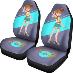 Anime Misty Pikachu Pokemon Car Seat Covers Pokemon Car Accessorries Ci111203