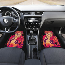 Load image into Gallery viewer, Sukuna Style Car Floor Mats Jujutsu Kai Sen Anime Red Car Mats Ci0703