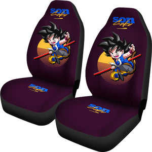 Goku Kid Pop Art Dragon Ball Anime Car Seat Covers Ci0730