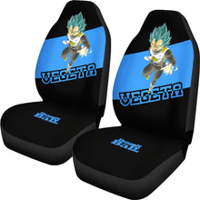 Load image into Gallery viewer, Vegeta Blue Dragon Ball Anime Red Car Seat Covers Unique Design Ci0813