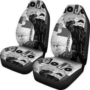 Satoru Gojo Jujutsu KaiSen Car Seat Covers Anime Car Accessories Ci0628